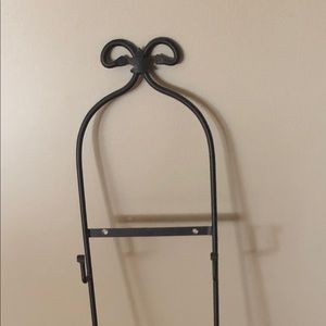 Longaberger wrought iron plate rack